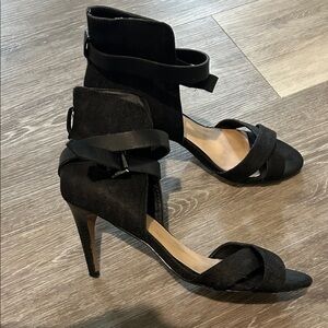 JOE’S Black Strappy High Heel Sandals - Women